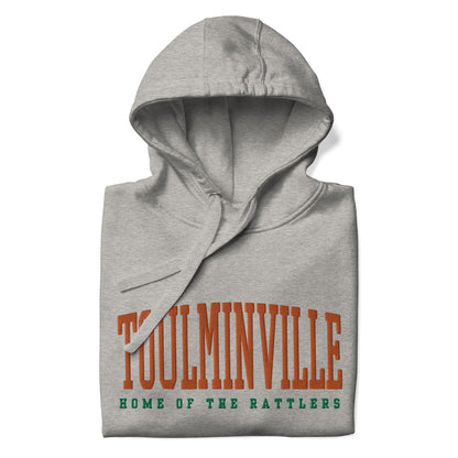 TOULMINVILLE Embroidered Unisex Hoodie