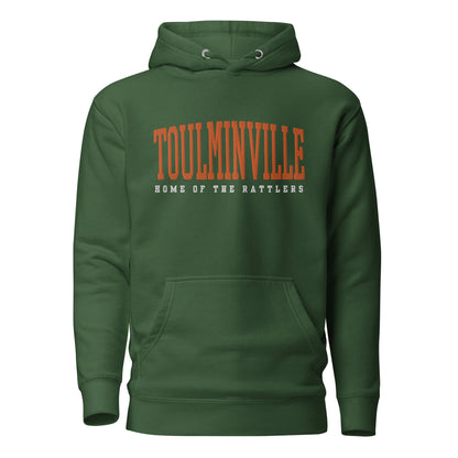 TOULMINVILLE Embroidered Unisex Hoodie