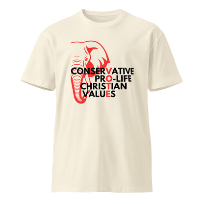 CONSERVATIVE VOTE premium t-shirt