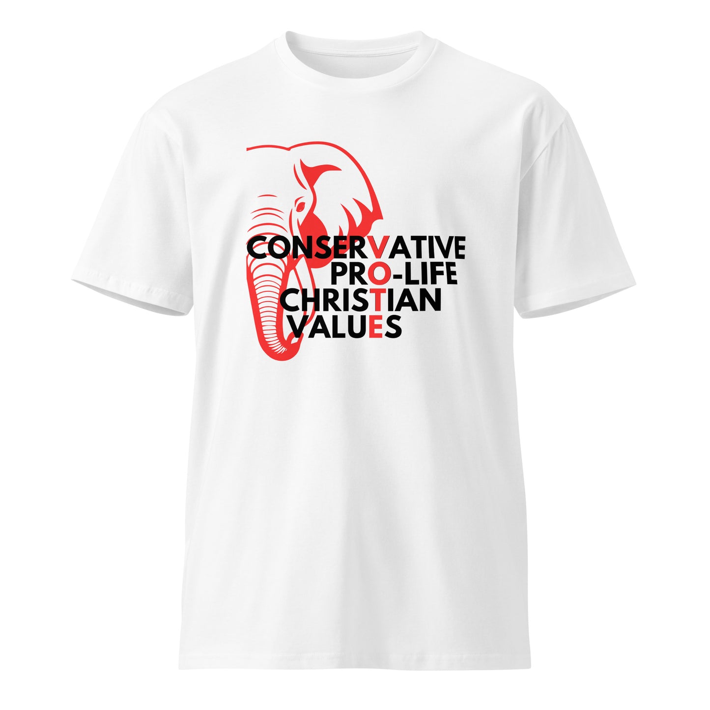 CONSERVATIVE VOTE premium t-shirt