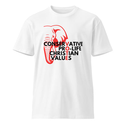 CONSERVATIVE VOTE premium t-shirt