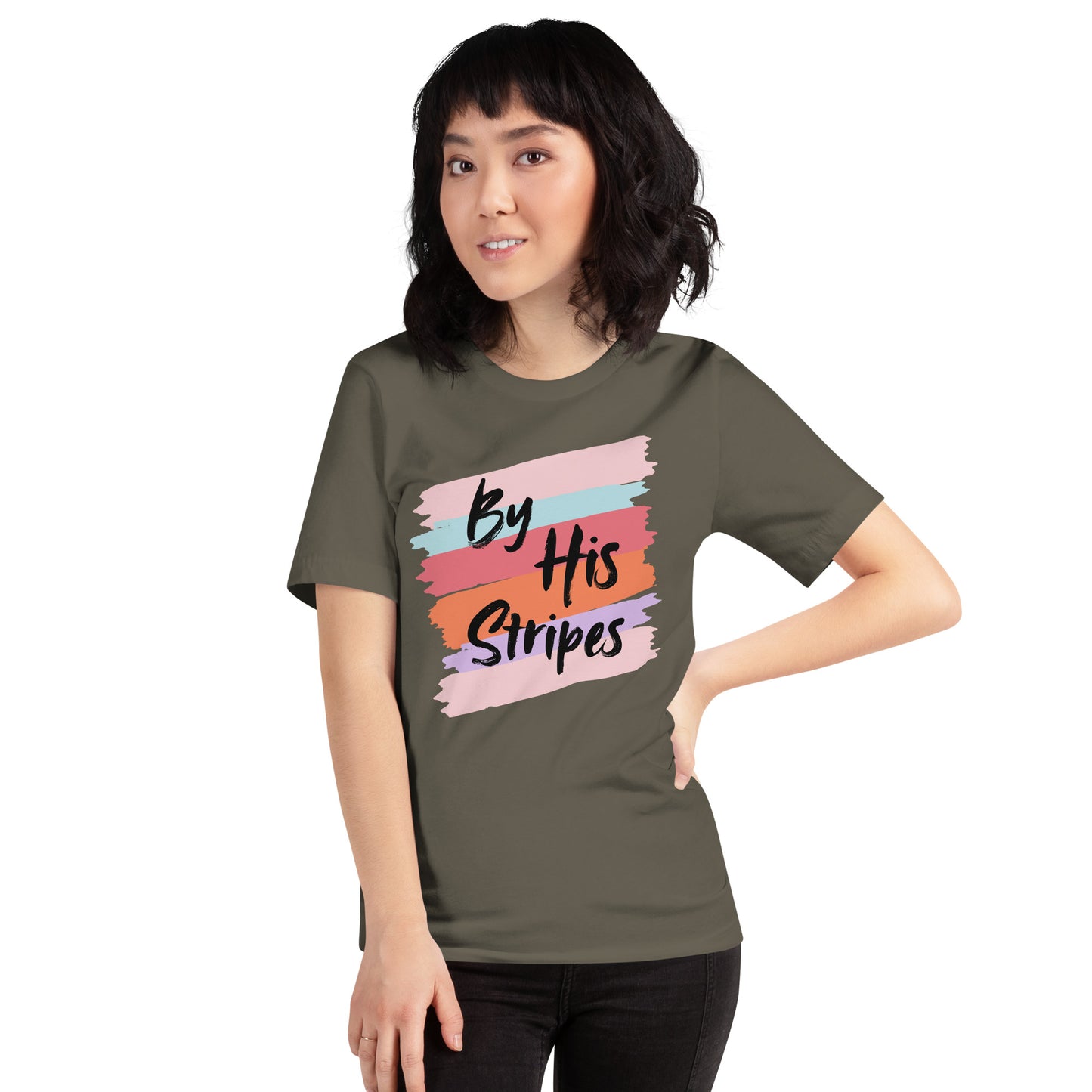 By His Stripes! Unisex t-shirt