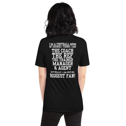 Football Mom2 Unisex t-shirt