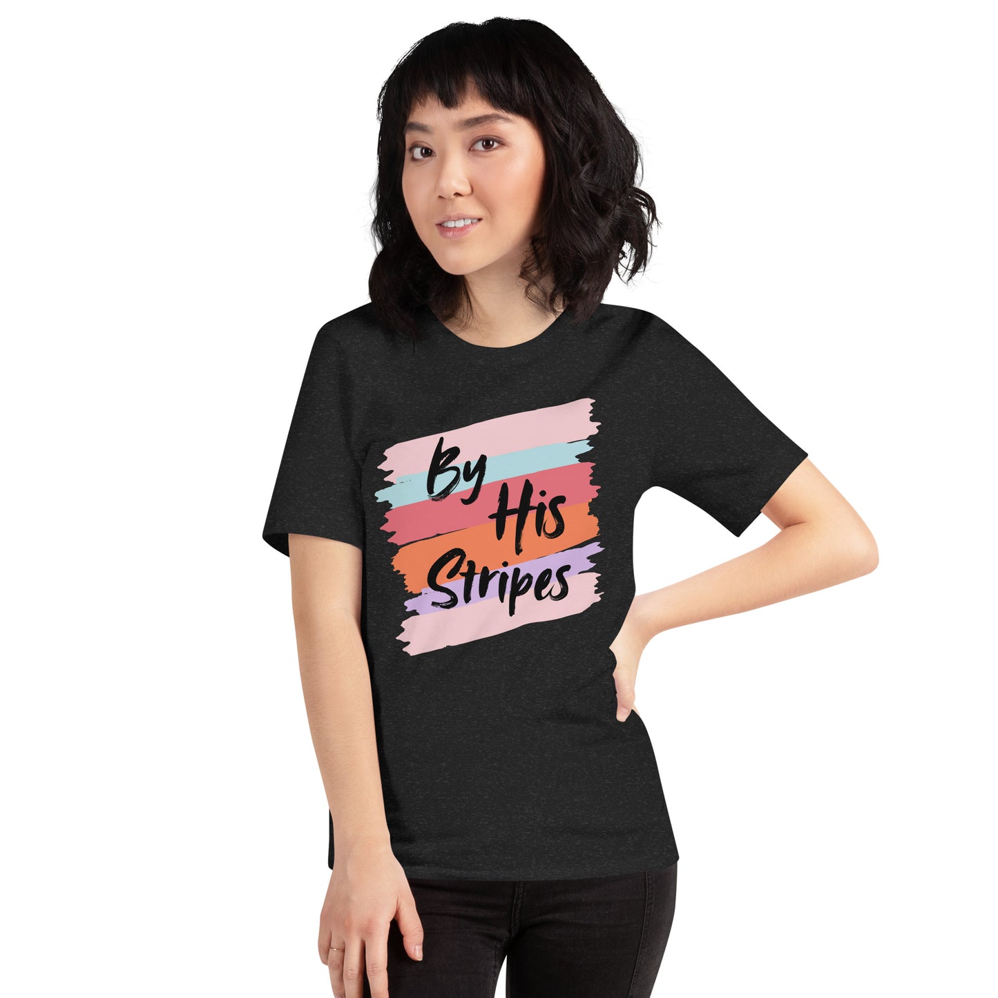 By His Stripes! Unisex t-shirt