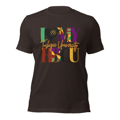 I LOVE MY HBCU: TUSKEGEE UNIVERSITY Unisex t-shirt