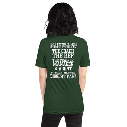 Football Mom2 Unisex t-shirt