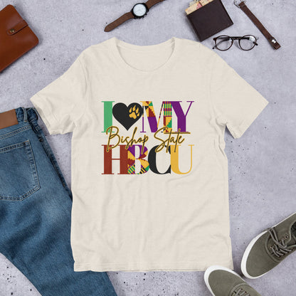 I LOVE MY HBCU: BISHOP STATE Unisex t-shirt