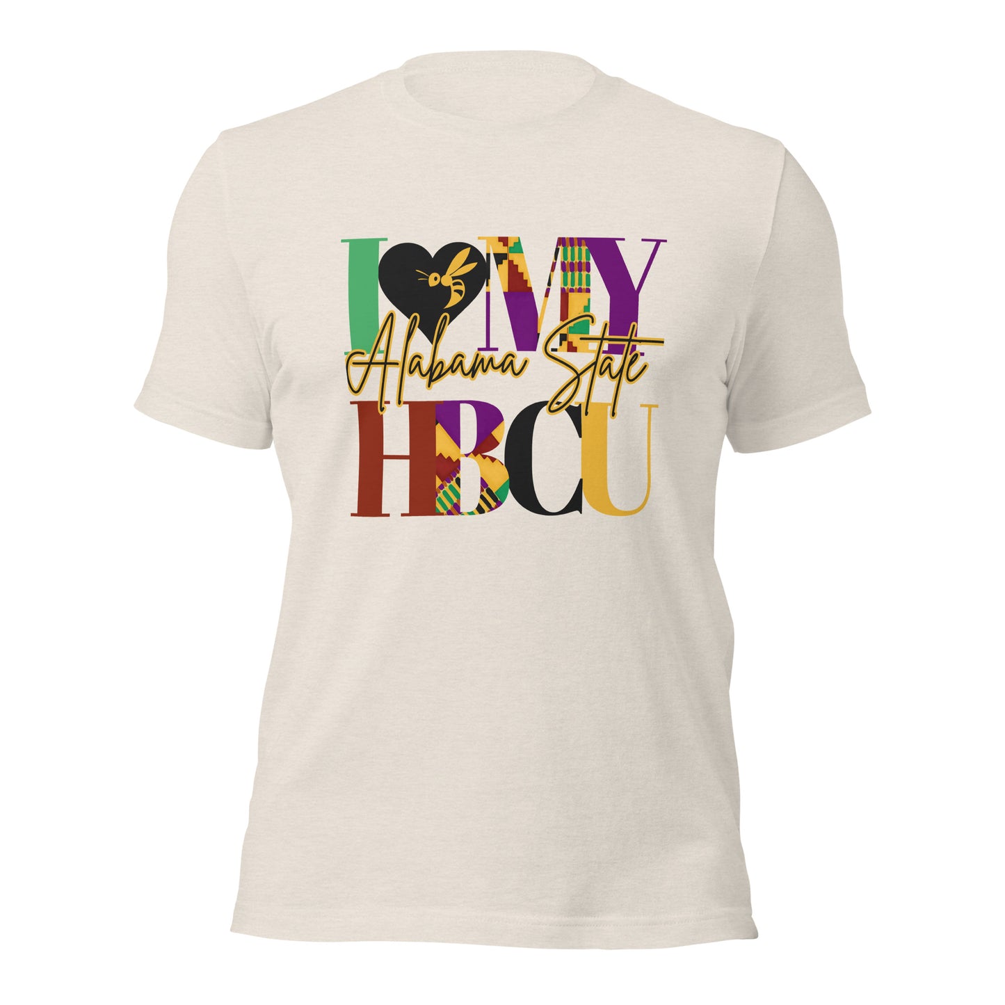 I LOVE MY HBCU: ALABAMA STATE Unisex t-shirt