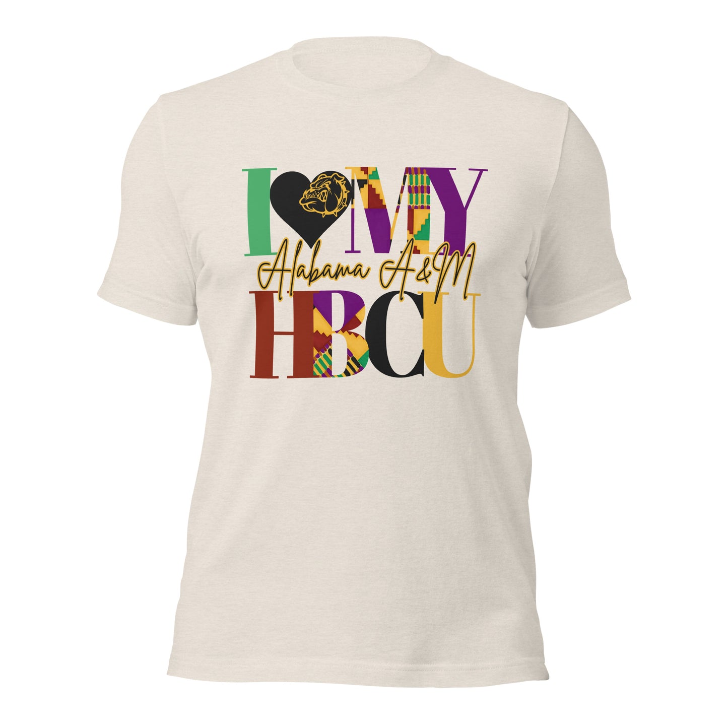 I LOVE MY HBCU: ALABAMA A&M Unisex t-shirt