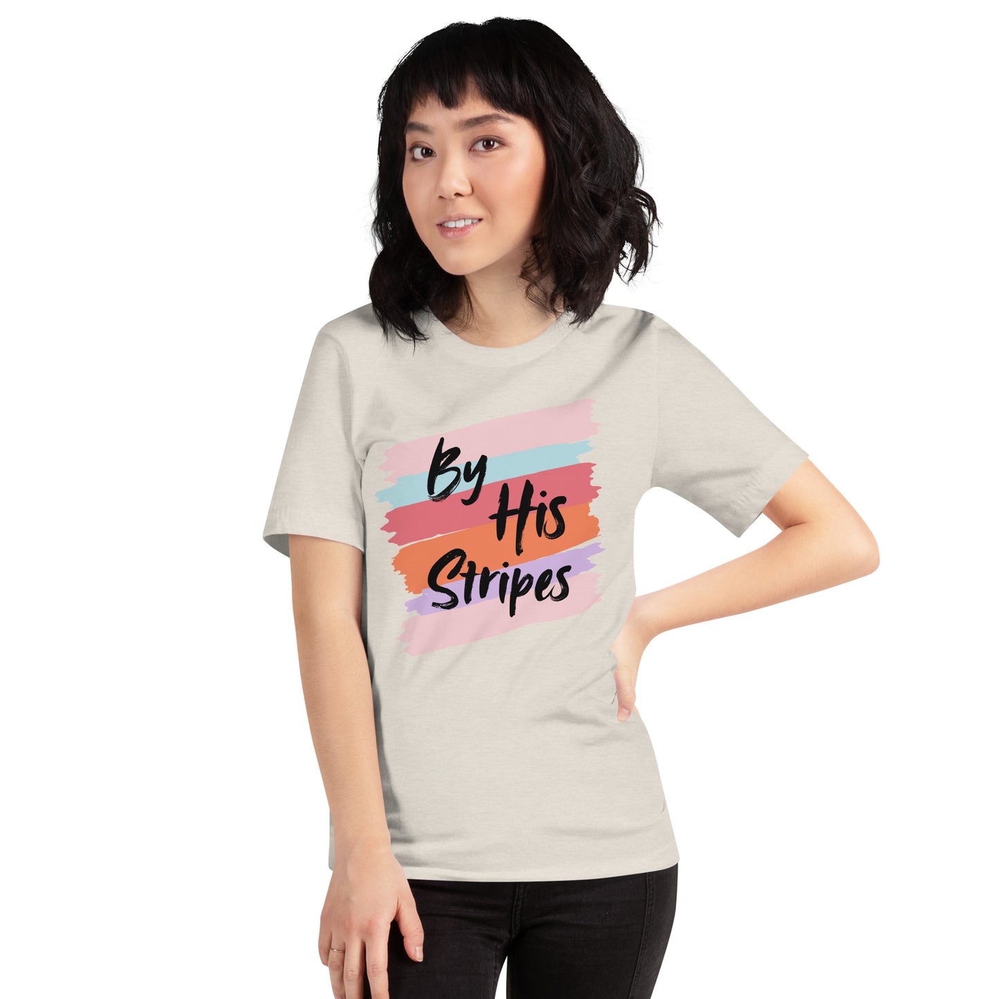 By His Stripes! Unisex t-shirt