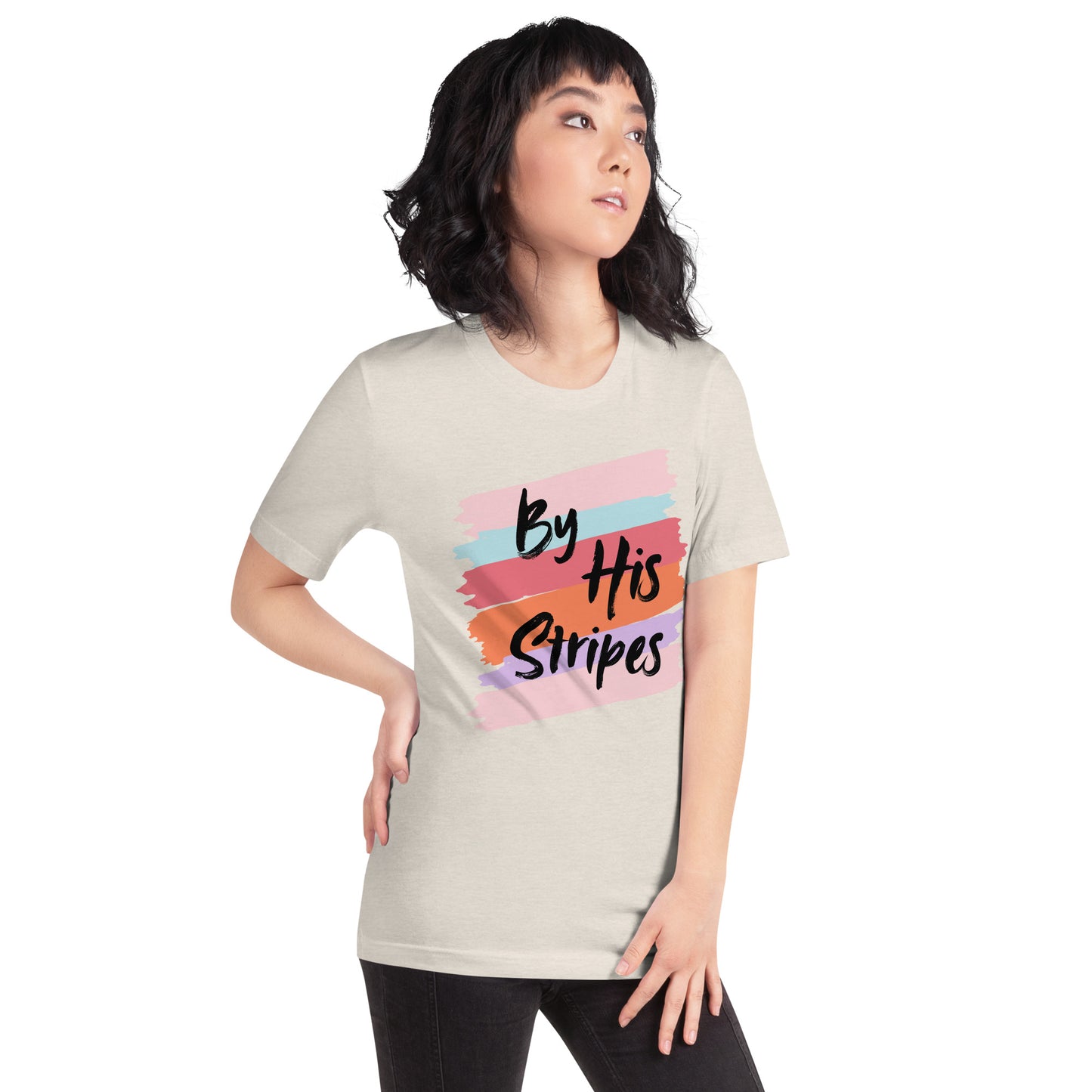 By His Stripes! Unisex t-shirt