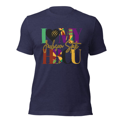 I LOVE MY HBCU: JACKSON STATE Unisex t-shirt