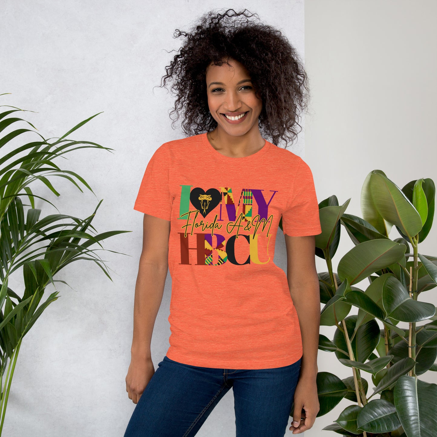 I LOVE MY HBCU: FLORIDA A&M Unisex t-shirt