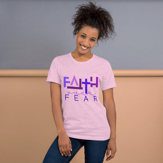 Faith over Fear Unisex t-shirt