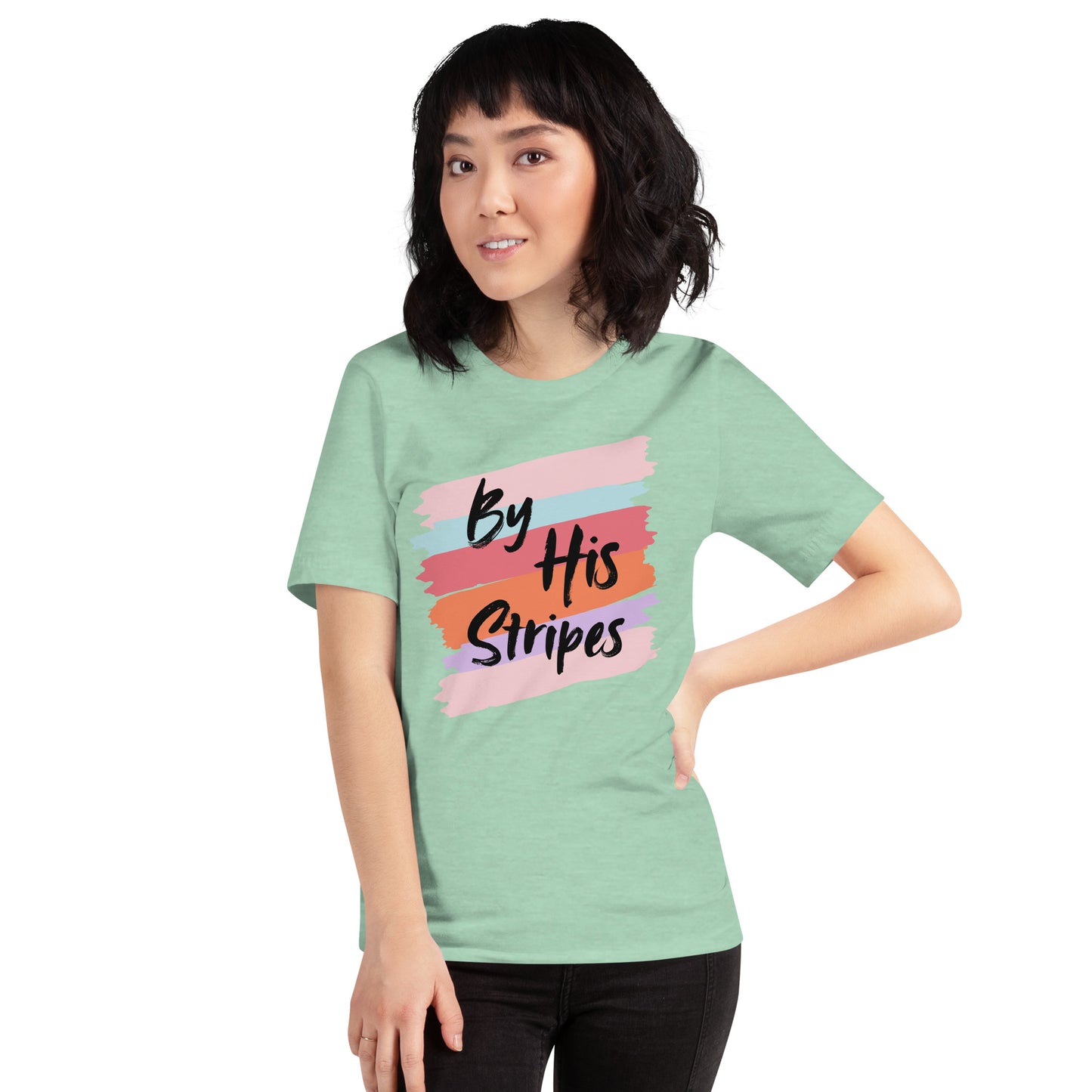 By His Stripes! Unisex t-shirt