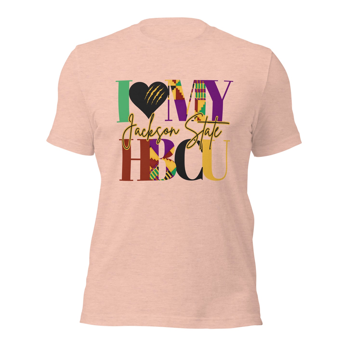 I LOVE MY HBCU: JACKSON STATE Unisex t-shirt