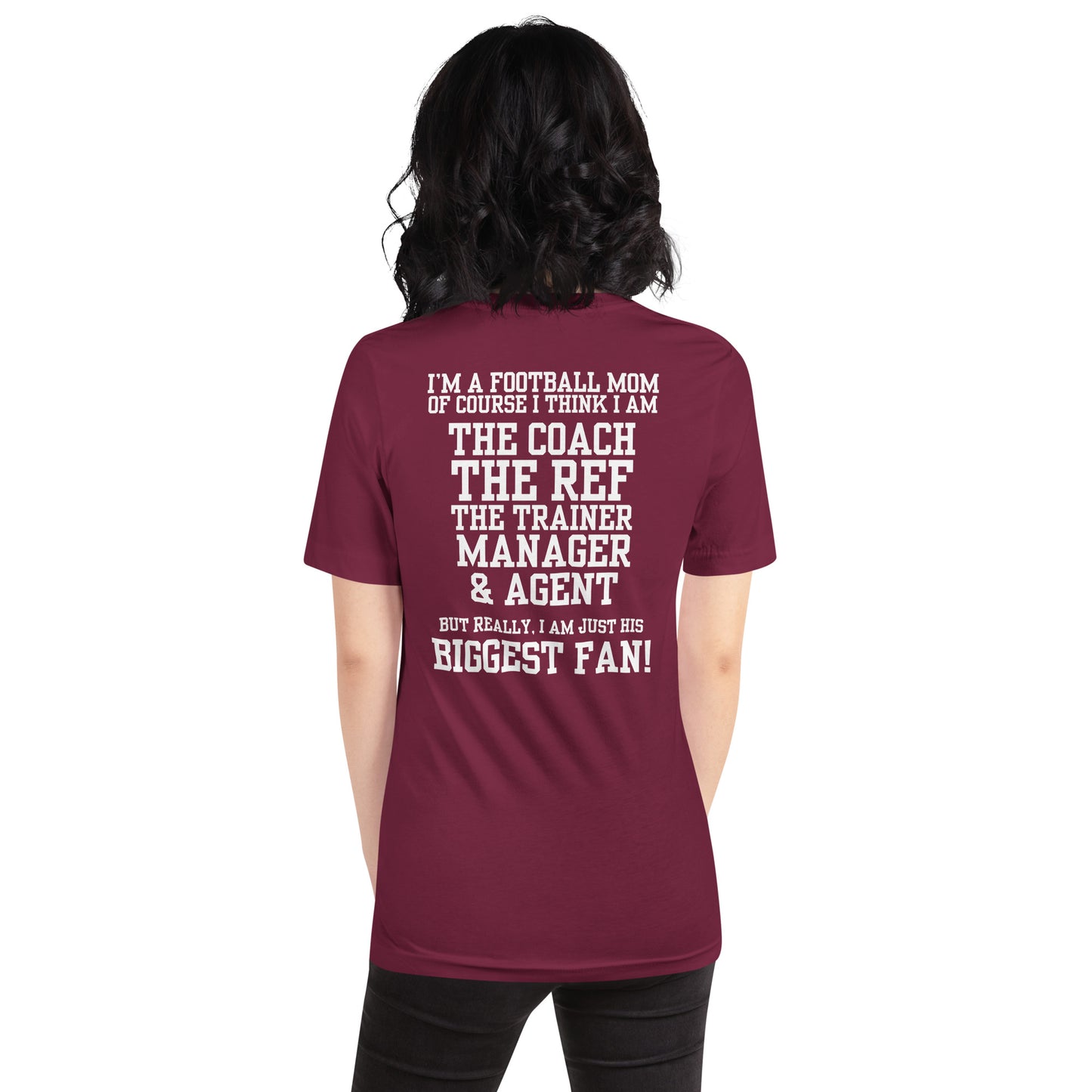 Football Mom2 Unisex t-shirt