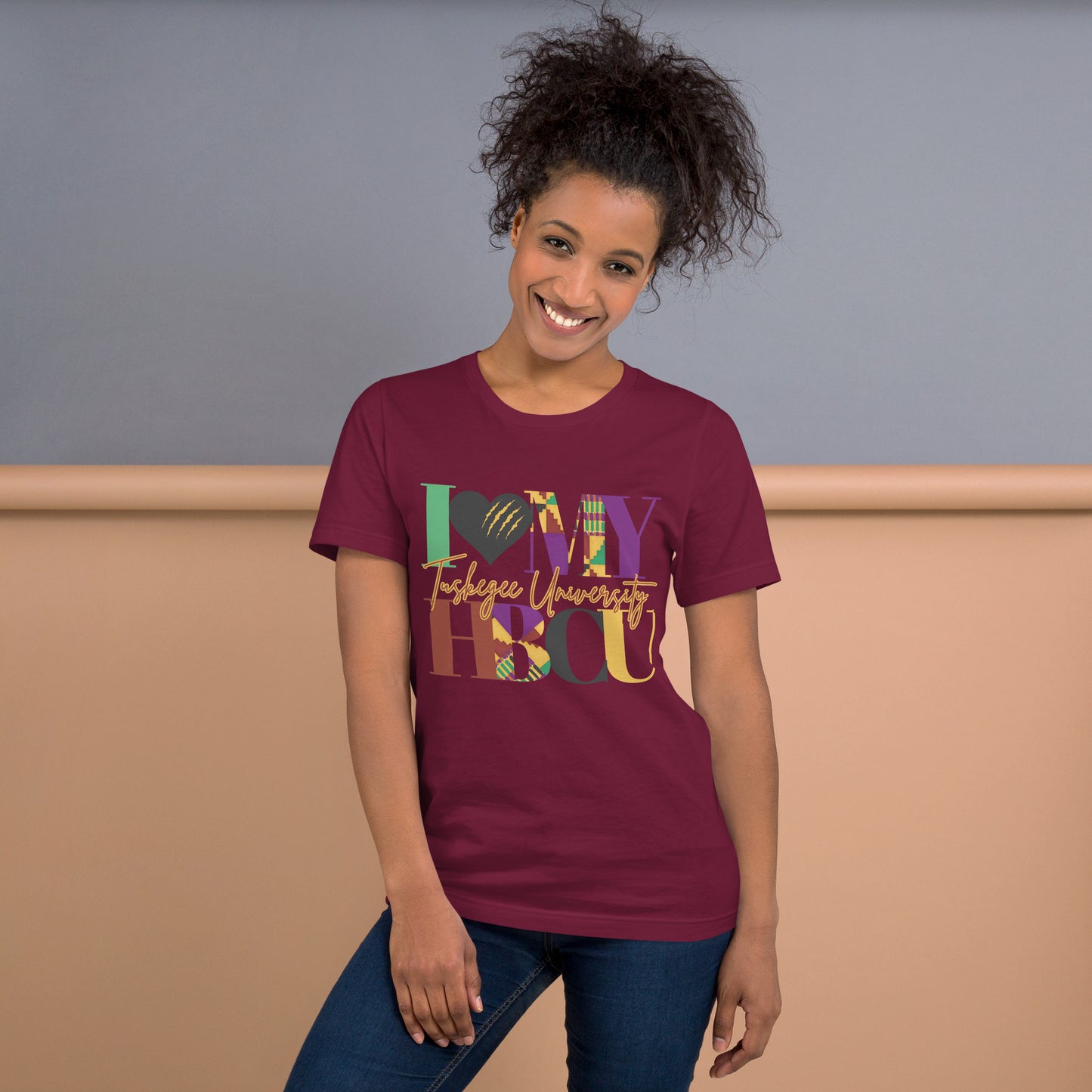 I LOVE MY HBCU: TUSKEGEE UNIVERSITY Unisex t-shirt