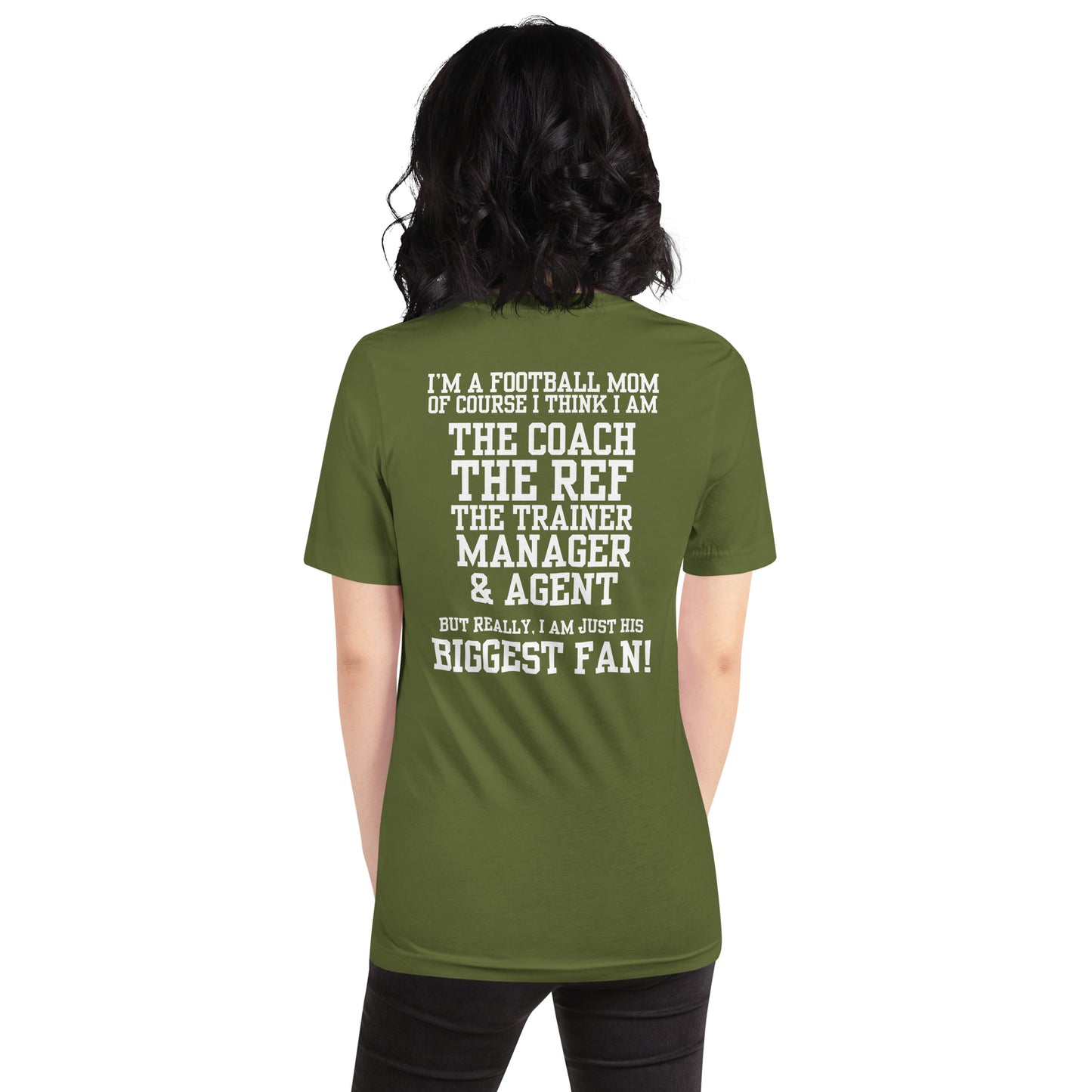 Football Mom2 Unisex t-shirt