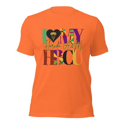 I LOVE MY HBCU: FLORIDA A&M Unisex t-shirt