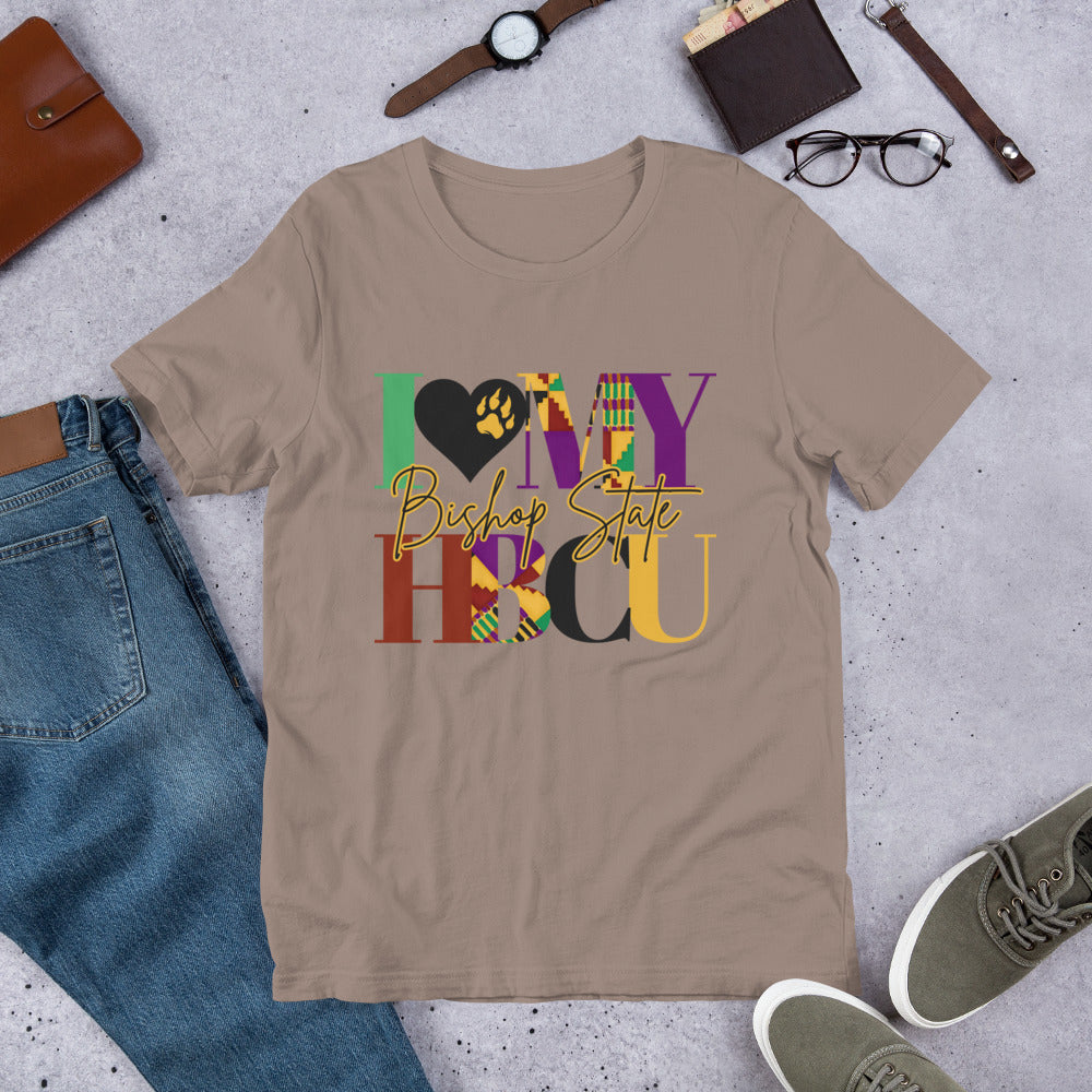 I LOVE MY HBCU: BISHOP STATE Unisex t-shirt