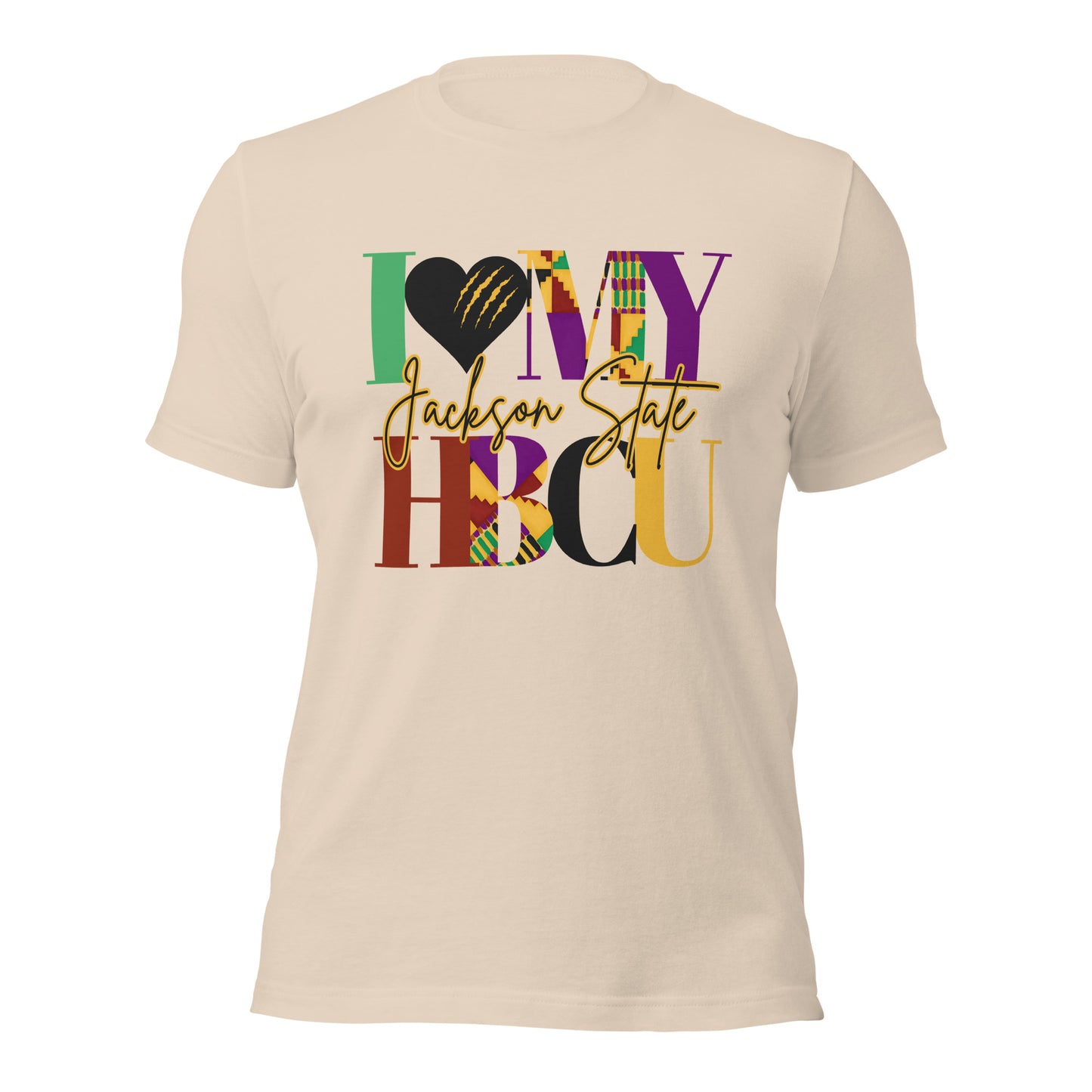 I LOVE MY HBCU: JACKSON STATE Unisex t-shirt