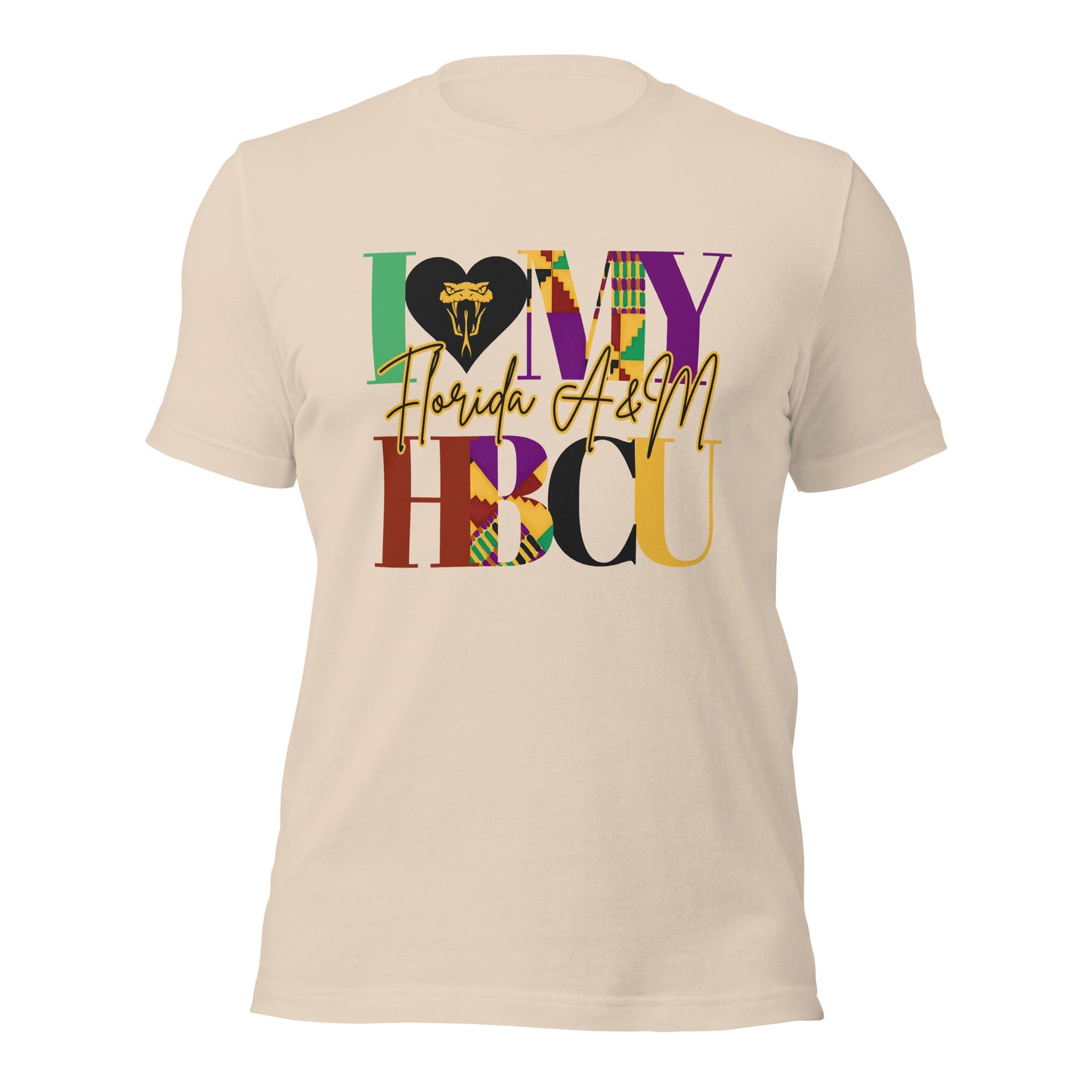 I LOVE MY HBCU: FLORIDA A&M Unisex t-shirt