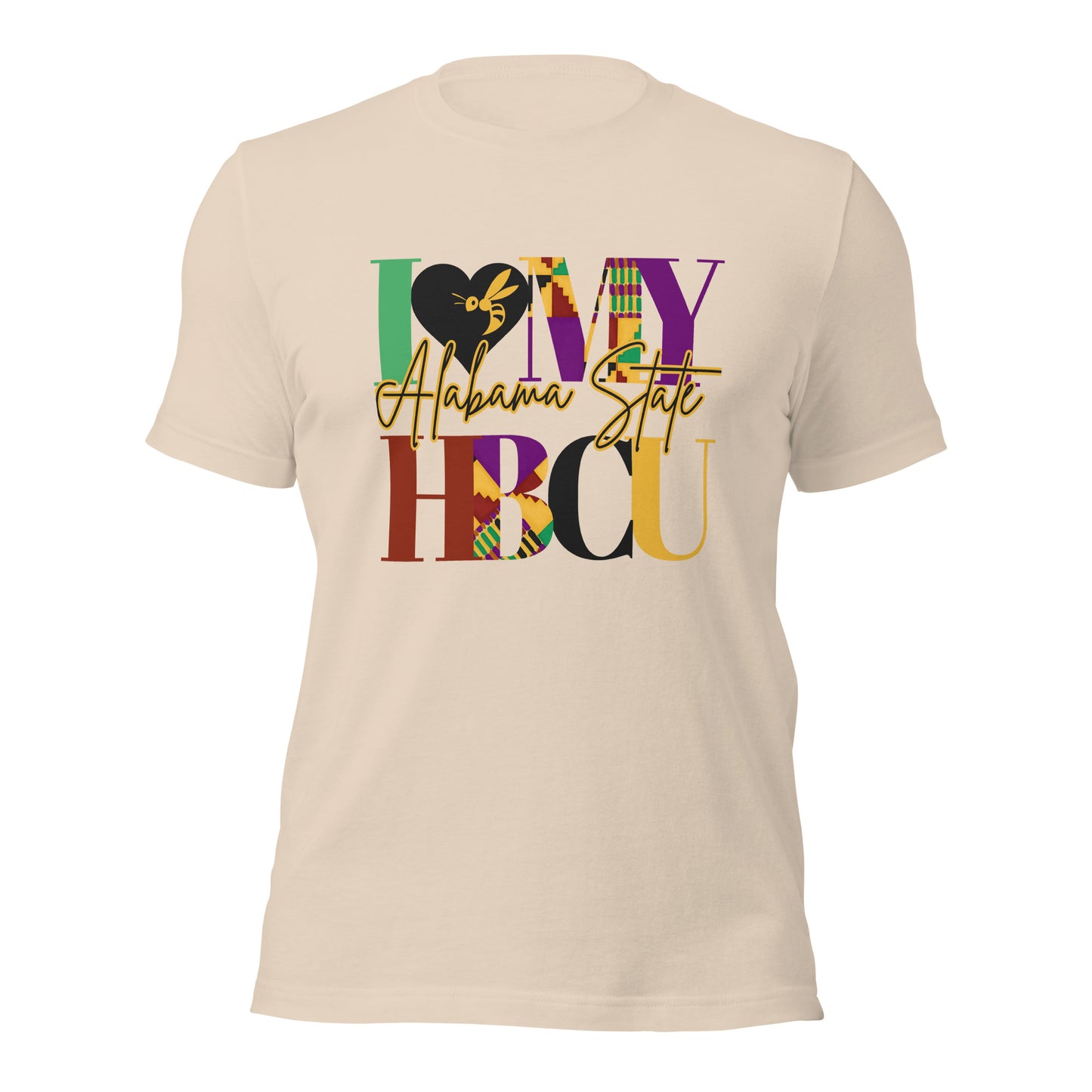 I LOVE MY HBCU: ALABAMA STATE Unisex t-shirt