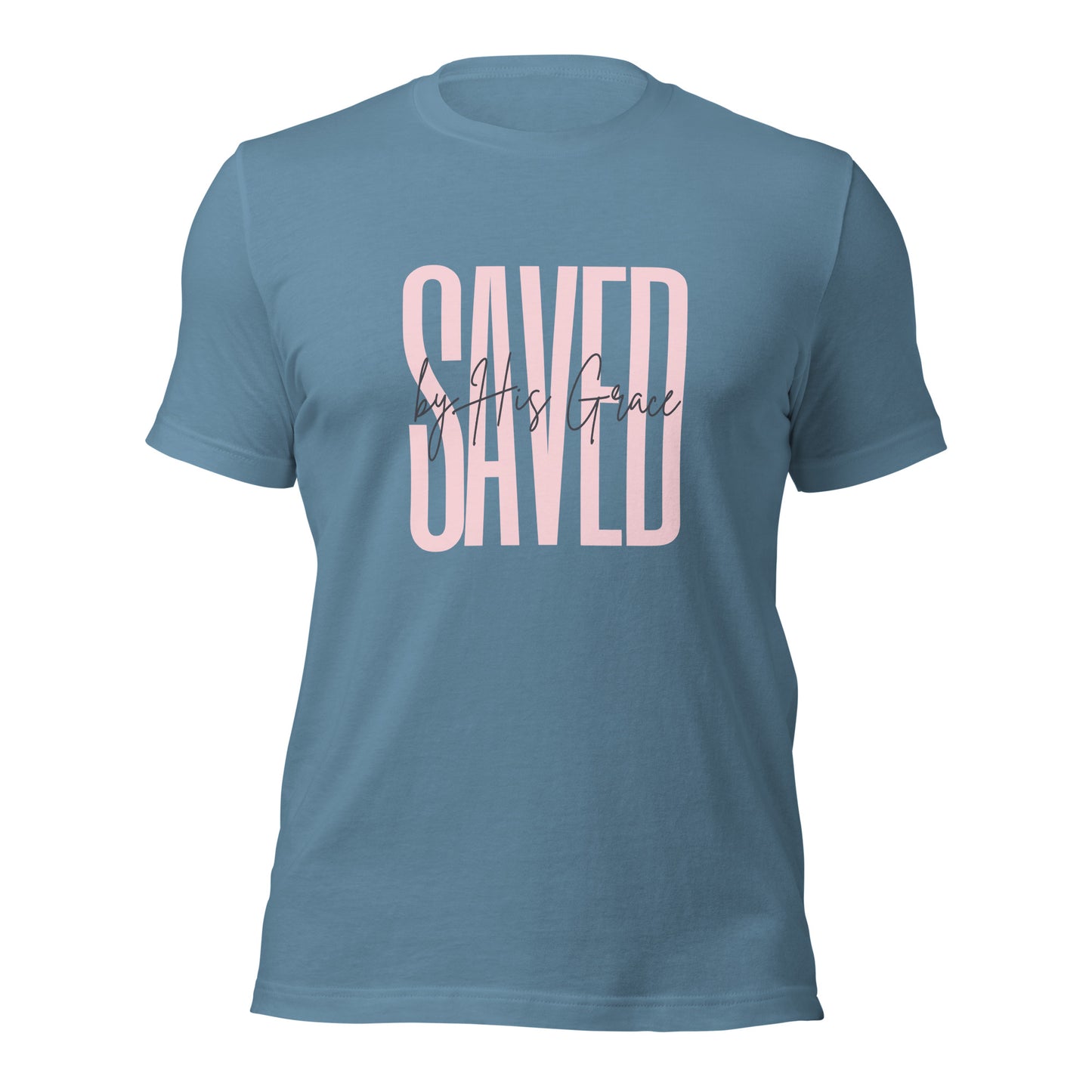 Saved by His Grace Unisex t-shirt