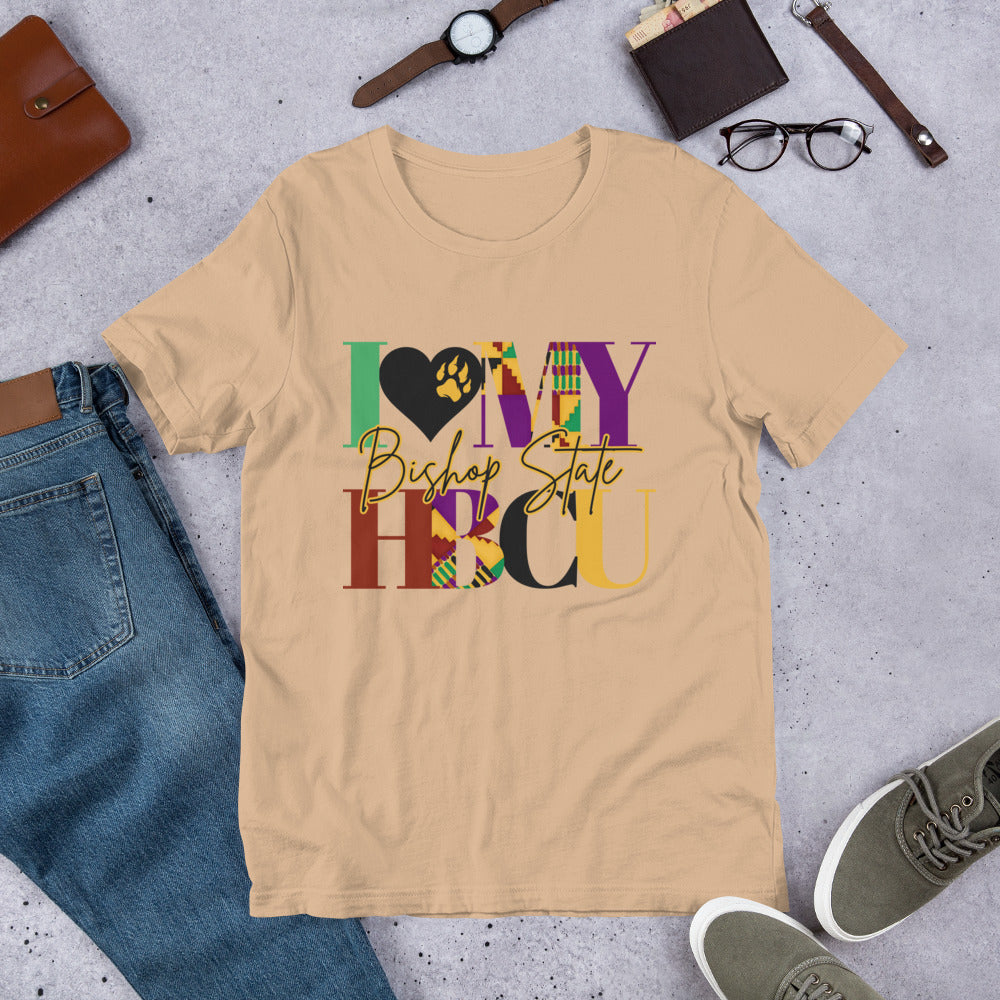 I LOVE MY HBCU: BISHOP STATE Unisex t-shirt