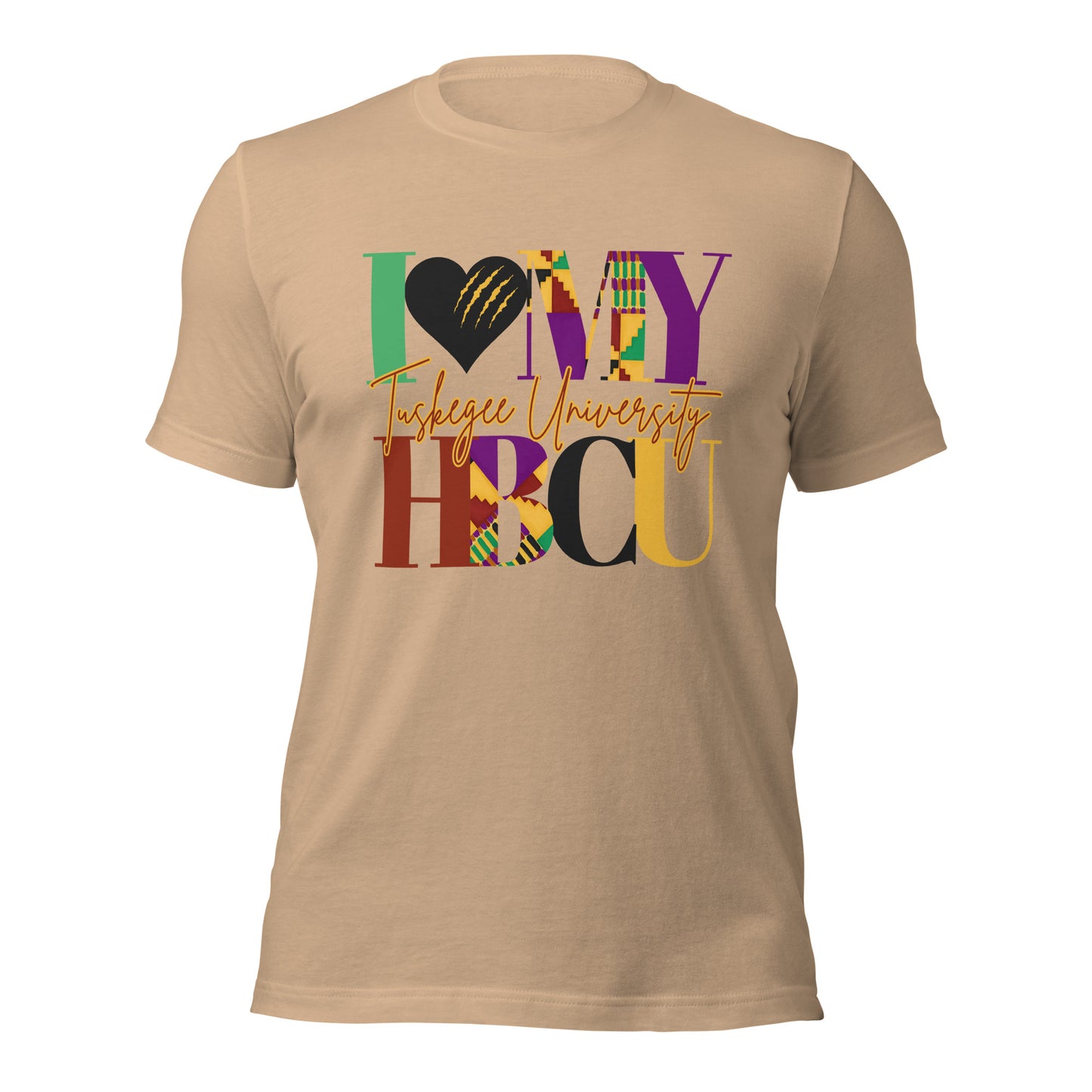 I LOVE MY HBCU: TUSKEGEE UNIVERSITY Unisex t-shirt