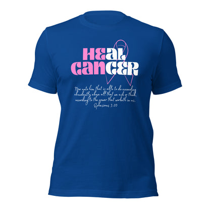 HE CAN HEAL CANCER! Unisex t-shirt