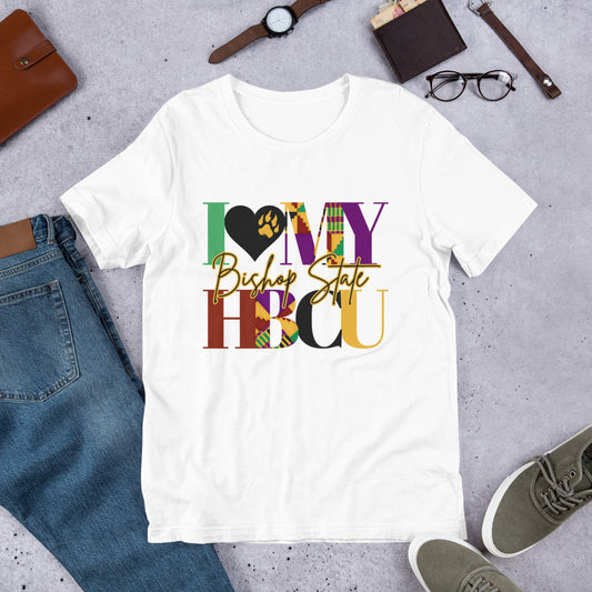 I LOVE MY HBCU: BISHOP STATE Unisex t-shirt