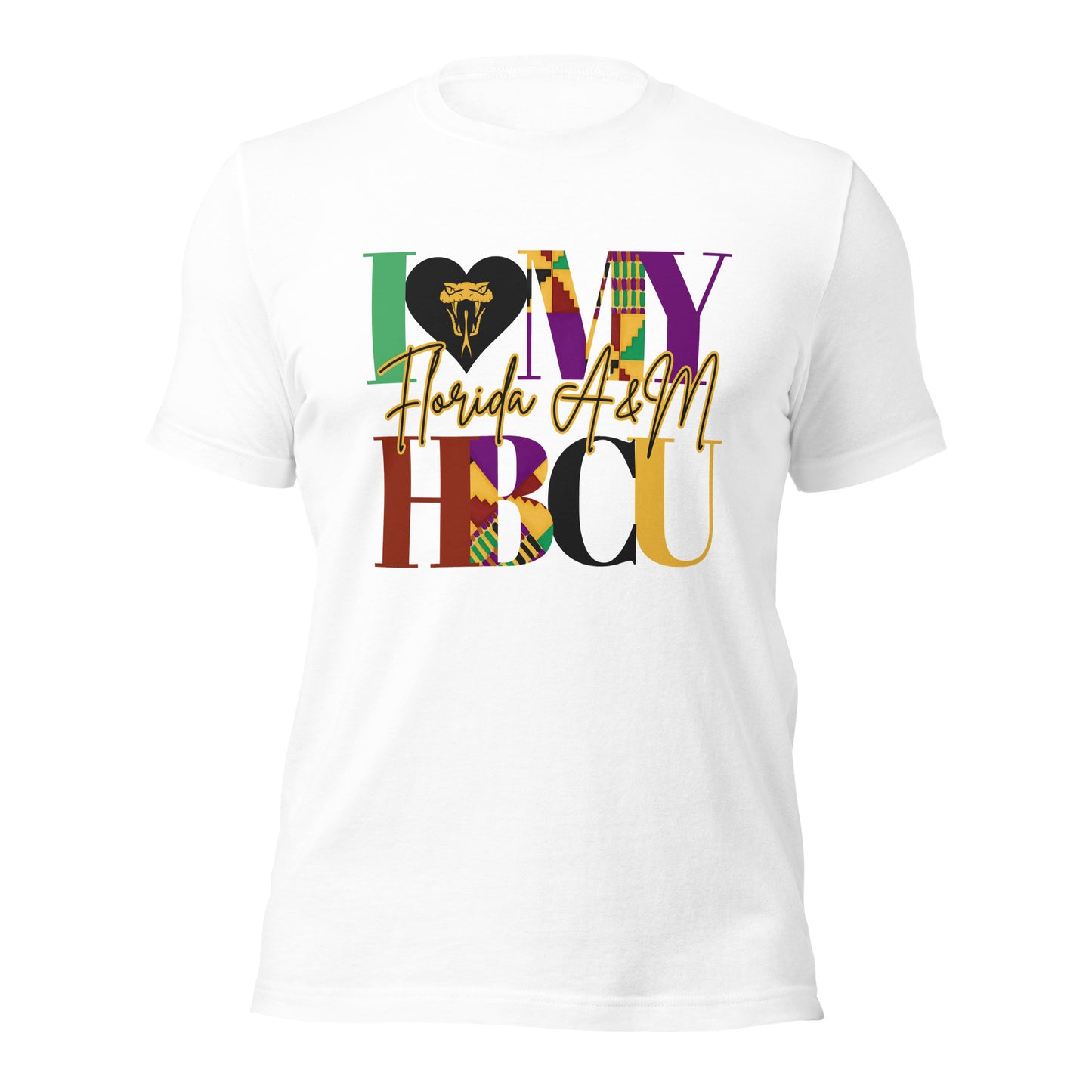 I LOVE MY HBCU: FLORIDA A&M Unisex t-shirt