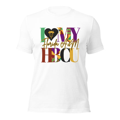 I LOVE MY HBCU: FLORIDA A&M Unisex t-shirt