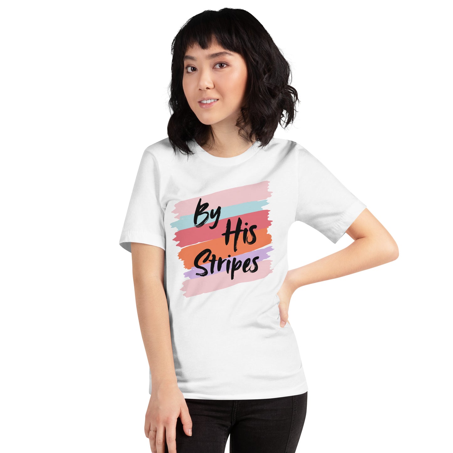 By His Stripes! Unisex t-shirt