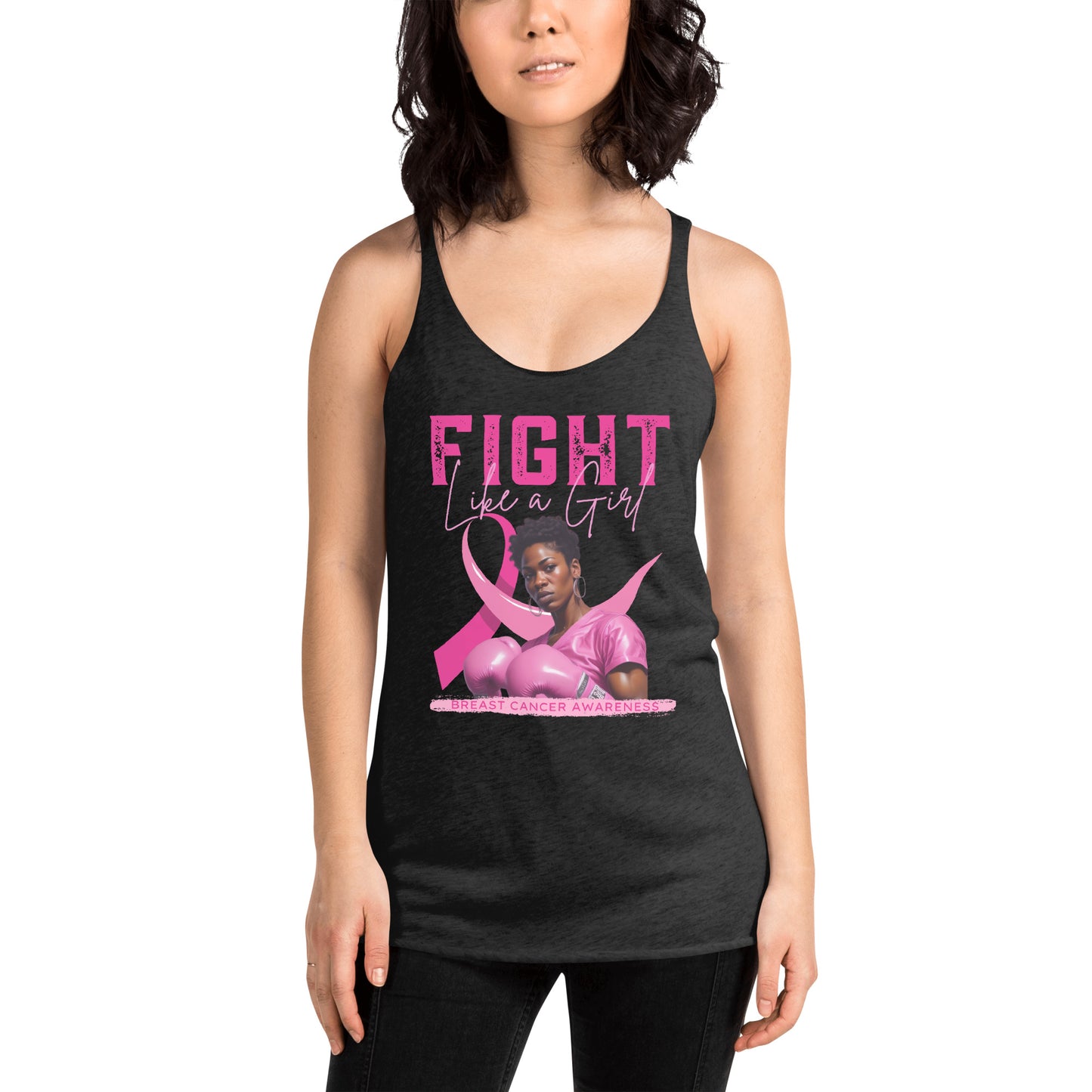 FIGHT LIKE A GIRL! Women's Racerback Tank