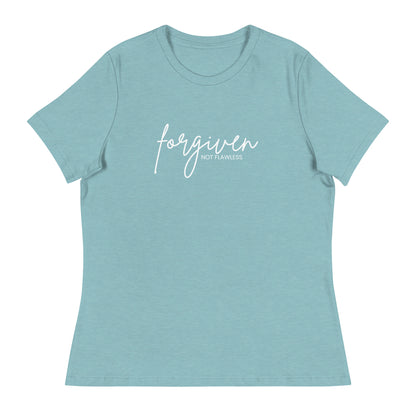 "Forgiven not Flawless" Women's Relaxed T-Shirt