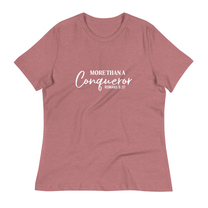 MORE THAN A CONQUEROR Women's Relaxed T-Shirt