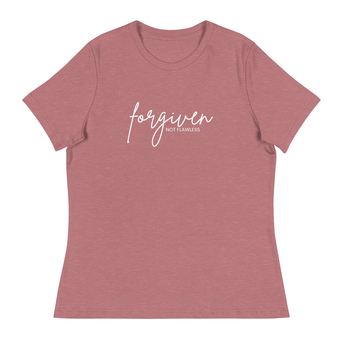 "Forgiven not Flawless" Women's Relaxed T-Shirt