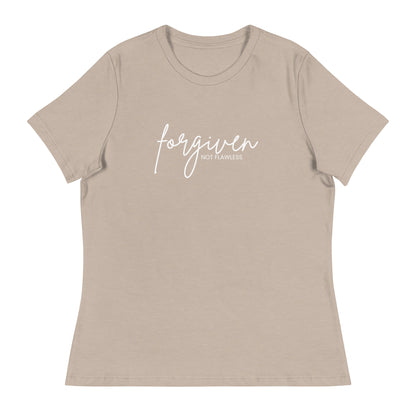 "Forgiven not Flawless" Women's Relaxed T-Shirt