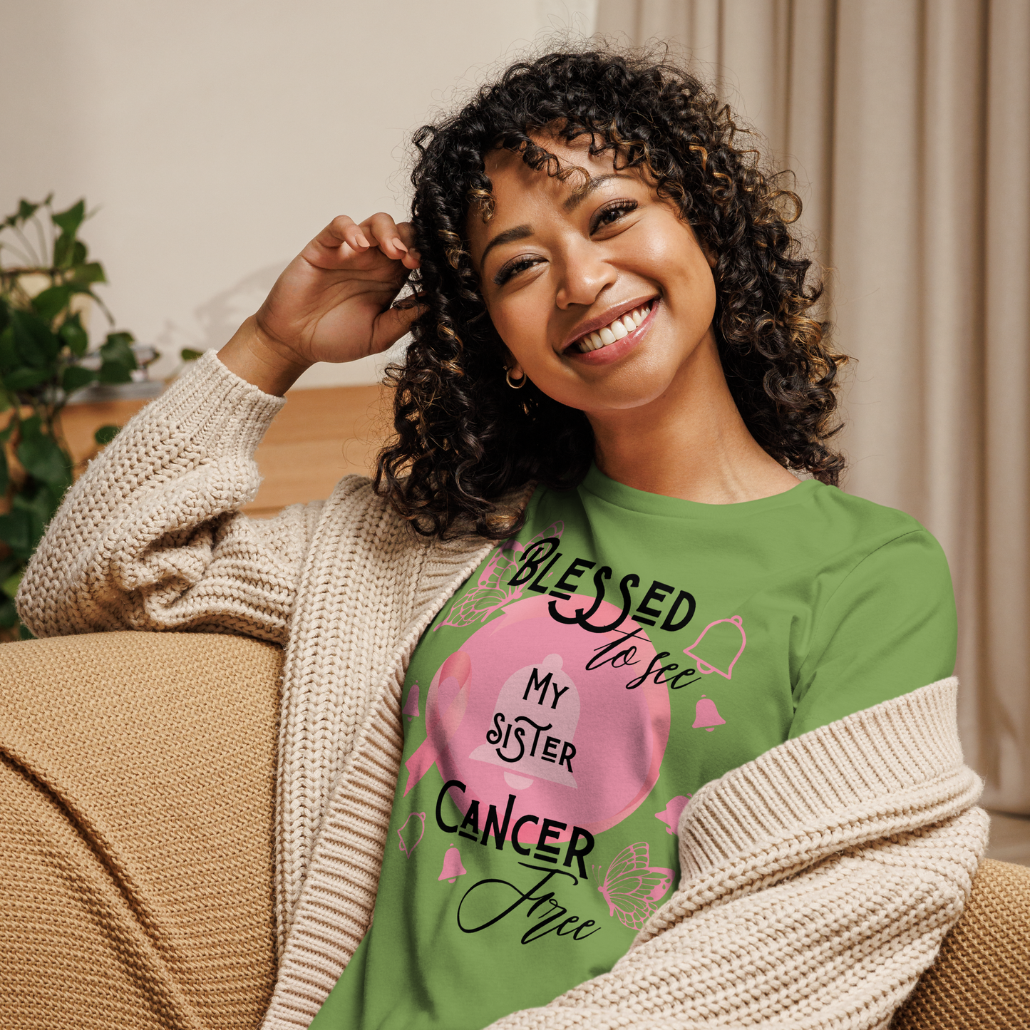 Sister Cancer Free Women's Relaxed T-Shirt