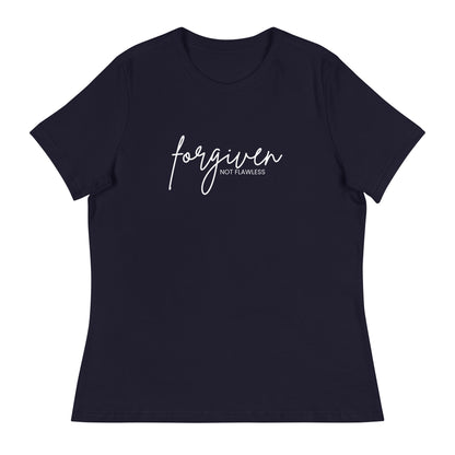 "Forgiven not Flawless" Women's Relaxed T-Shirt