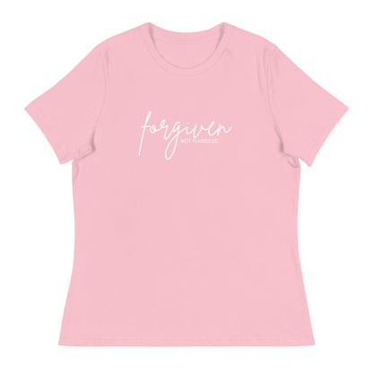 "Forgiven not Flawless" Women's Relaxed T-Shirt