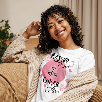 Sister Cancer Free Women's Relaxed T-Shirt